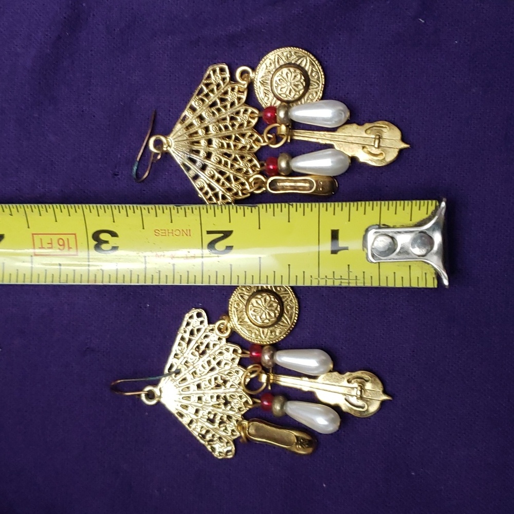 Vintage Bohemian earrings - Picture 4 of 4